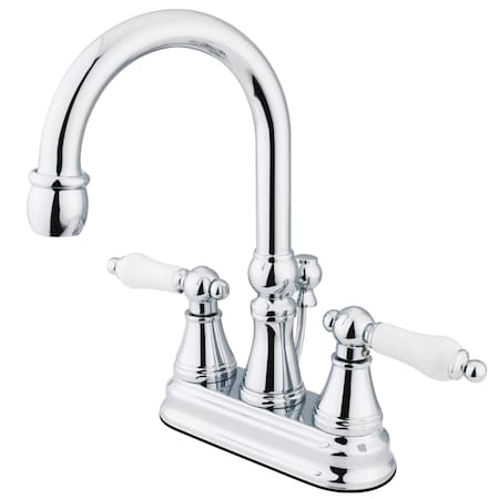 Kingston Brass 4" Centerset Bathroom Faucet, Chrome KS2611PL